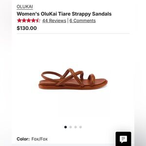 OluKai Women's Tiare Sandals - Tan